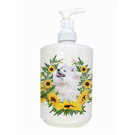 Carolines Treasures Samoyed Ceramic Soap Dispenser CK2883SOAP